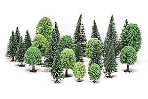 Hornby R7201 Hobby' Mixed (Deciduous and Fir) Trees Model Railway OO Gauge Track Mat, Model Train Accessories for Adding Scenery, Dioramas, Woodland, Buildings and More, Model Making Kits - 1:76 Scale