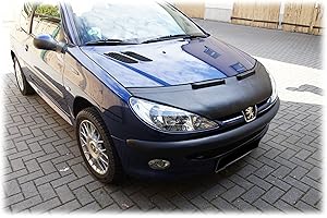 AUTO-BRA AB-00612 Car Bra Compatible avec Peugeot 206 (CC) 1998-2009 Bra DE Capot - Protege Capot Tuning Bonnet Bra