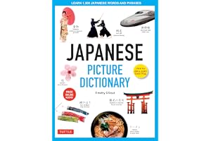 Tuttle Publishing Japanese Picture Dictionary: Learn 1,500 Japanese Words and Phrases (Ideal for JLPT & AP Exam Prep; Includes Online Audio)