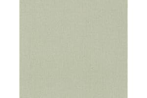 A.S. CRÉATION Papier Peint Uni Hygge Papier peint intissé 10.05 m x 0.53 m Vert Fabriqué en Allemagne par Livingwalls 363787 36378-7