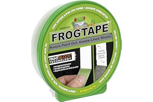 FROG TAPE FrogTape uniwersalny papier krepowy – czyste i precyzyjne linie, wymiary: 36 mm x 41 m – kolor: zielony