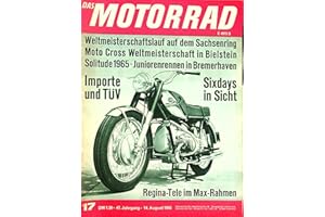 DAS GEBURTSTAGSGESCHENK HISTORISCHE ZEITSCHRIFTEN Echte, historische Zeitschrift von 1965 - Garantiert 60 Jahre alt - Personalisiertes Geschenk 60. Geburtstag Mann - Original aus dem Jahr 1965 - Die Geschenkidee für Männer - Motorrad 17/1965