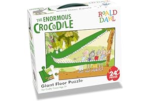 PAUL LAMOND Roald Dahl The Enormous Crocodile Floor Puzzle, Green