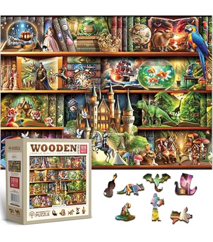 Trefl - Puzzle in legno, farfalle arcobaleno - 500 + 1 pezzi, artigianato ligneo, forme irregolari, 50 figure di animali, moderno puzzle premium, fai da te, colori, insetti