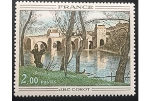 TIMBRE FRANCE par des Livres Express. Timbre Neuf** de Collection Authentique. France 1977 No 1923 Neuf sans charnière. Art, Peinture de C Corot
