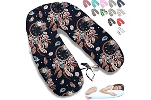 EKM TRADE 170cm XXL Stillkissen Schwangerschaftskissen Lagerungskissen Seitenschläferkissen große Farbwahl Handmade Baumwolle 100% aus Zertifizierte Materialien ekmTRADE (9)