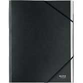 Leitz A4 File Folder with Index Dividers, Integrated Index and 12 Compartments | Cierre con banda el&aacute;stica; para el trabajo,