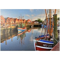 CALVENDO Puzzle ‚Schiffsanleger In St. Bartholomä‘ – 1000 Teile, Legegröße 64x48 Cm, Premium-Qualität Aus Europa