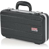 Gator Cases Hard Microphone Case with Foam Stand for up to 4 Wired Microphones (GM-6-PE)