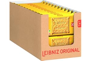 ‎THE BAHLSEN FAMILY LEIBNIZ Original Butterkeks, 22er Snack Pack, die Nr 1 unter den Butterkeksen, knusprige Kekse in praktischer Großpackung (22 x 50 g), perfekt für unterwegs