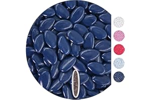 EinsSein 0,5kg Dragées chocolat mariage bleu marine dragees baptême fille garcon communion aux amandes feter et recevoir fêter de fete couleur pas cher aux bombe tag voir mes etui contenant boite a