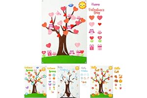 WATINC 149pcs Filz Geschichte Board für Kleinkind Wald Baum Themed Vorschule Filz Storytelling Board pädagogische hängende Lehre Spielzeug wiederverwendbar frühes Lernen Spiel Kit für Kinder Kinder