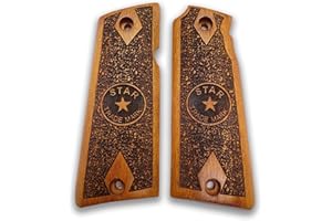 Zib Grips Star Super B Pistolengriffe, Star Model Super B Grips, 1911 Super B, Pistola Star Handgefertigt aus Walnussholz Ars.07