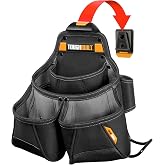 ToughBuilt - Multi-Pocket Organizer Tool Pouch - Heavy Duty, Deluxe Premium Quality, Durable - Patented ClipTech&trade; Hub &amp; Work