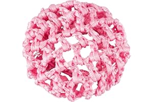 tanzmuster redecilla para moño de Ballet 'Clara' con Goma de Pelo para niñas en Rosa, Azul Claro, Blanco, Negro, Lila, Lavanda, Rojo y Fucsia