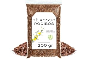 EPEL Tè Rosso Rooibos 200g - Te Rosso - Rooibos Tea - Tisana Rooibos - Tè Sfuso - Proprietà Naturali (200 gr, Te Rosso Rooibos)