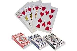 GLOW WHOLESALE GLOW Set of 2 Linen Finished Poker Size Playing Cards – Classic Full 52 Deck Traditional Casino Style for Playing All of you Favourite Card Games Snap Solitaire Black Jack Texas Holdem