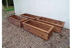 CHARLES TAYLOR GARDEN FURNITURE Charles Taylor 4 Piece Country Extra Large Jumbo Rectangular Trough W1080xL470xH310mm