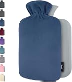 Borsa Acqua Calda con Copertura in Pile - orbida Copertura Preiu - 1