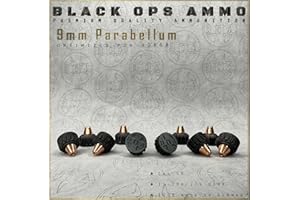 GENERIC 9 mm Parabellum for TR68 / HDR68 Munition CAL.68 by Black OPS Ammo for Target Shooting & Tactical Home Defence TR 68 HDR 68