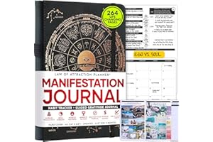 FREEDOM MASTERY Codzienny dziennik samoopieki i manifestacji – dziennik 5-minutowy, 90-dniowy planer podróży, tworzenie wymarzonego życia, tablica wizji, dziennik z przewodnikiem i osobisty dziennik wdzięczności,