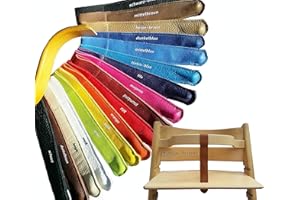 KidProof Öko ECHT Lederriemen kompatibel zu Stokke Tripp Trapp Schrittgurt Riemen (Dunkelbraun)