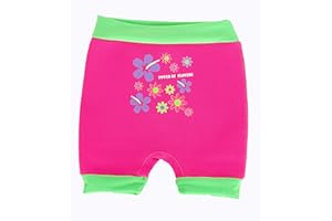 SwimBest Swim Nappy/Shorts - Soft Snug Fitting Swim Nappy, Ages 3-24 Months (Power of Flowers, 18-24 mths (Pack of 1))