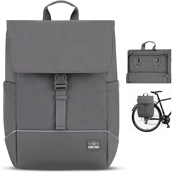 millybo Sweet Fahrradtaschen für Gepäckträger Damen & Herren, Fahrrad Tasche Hinten 3-in-1 Gepäckträgertasche und Rucksack, wasserfest (800.004 Lace Navy