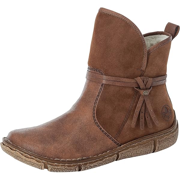 Rieker Z4284 Stivali Chelsea Donna, Fodera Calda, Suola In Gomma, Tacco Piatto 2,3 Cm, Colore Nero - 4