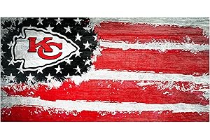 Fan Creations NFL Kansas City Chiefs Unisex Kansas City Chiefs Flag Schild Team Color 6x12
