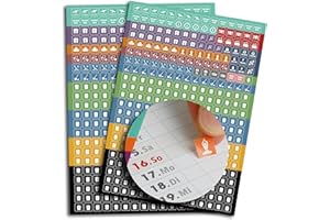 ‎SPIELEFABRIK 660 Aufkleber (2 x 330 Sticker/Aufkleber) für Familienplaner | Größe: 8 x 8 mm | markiert Müllabfuhr, Ferien, Urlaub, Arzttermine, TÜV, Sport