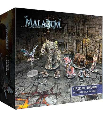 Buy Maladum Dungeons of Enveron - Cartes de références - Battle Systems - Miniatures games