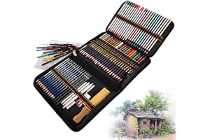 QUER Kolorowe kredki dla dorosłych, 24 kredki akwarelowe 12 ołówków 12 ołówków metalowych, 12 ołówków, rysunek i akcesoria dla artystów, profesjonalistów i dzieci