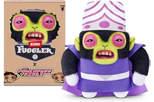 Fuggler Power Puff Girls 9-tums licensierad (Mojo Jojo) av ZURU – Funny Ugly Monster-gosedjur med nästan mänskliga tänder, samlarobjekt för barn, tonåringar, vuxna och älskare av konstiga leksaker