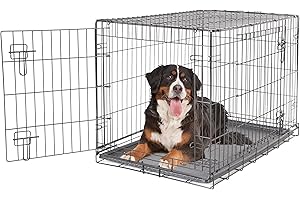 Dogit 2 Door Wire Cage/Home, Black, 122.5 x 74.5 x 80.5 cm