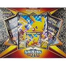 Pokemon Shining Fates Pikachu V Box Set 4 Booster Packs Buy Online At Best Price In Uae Amazon Ae