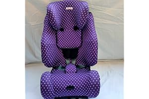 MOON-BEBE moon_bebe funda para silla de coche de algudon compatible con Klippan Maxi Triofix Comfort y Century (Lila)
