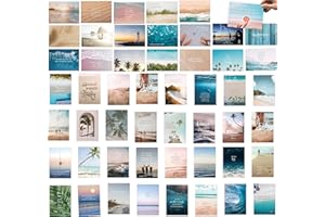 ‎KIPITAN 52 Postkarten Set: Sprüche Karten mit Meer Motiven - Kartenset als Motivation & Mutmacher Geschenk: Motivationskarten für Achtsamkeit im Alltag, maritime Affirmationskarten und Coaching Karten