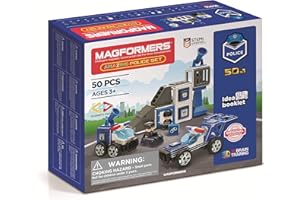 MAGFORMERS GmbH 278-55 Magformers Amazing Police Set 50T, kolorowy