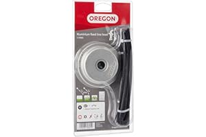Oregon 110980 Universal Aluminium Fixed Trimmer Head with Nylium Line