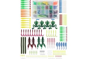 RoseFlower Kit de Pêche - Appâts d'eau Douce pour Le Bar, la Truite et Le Saumon, Matériel de Pêche et Señuelos de Pesca