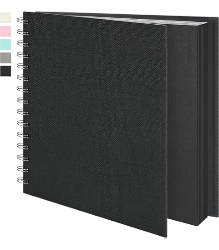 Vienrose Fotoalbum, scrapbooking, 30 x 30 cm, 60 pagina's, handgemaakt, doe -het-zelf, albums, geschikt voor geliefden, vrienden, kinderen, cadeaus bruiloft verjaardag