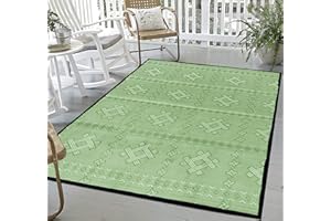 ‎ARSUK ARSUK Outdoor Kunststoff Teppich – 150x100cm Groß, Teppich für Terrasse, Garten, Strand, Camping, Balkon, Veranda, Hinterhof – Waschbar, Tragbar, Bequem, Langlebig & UV-beständig