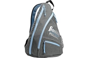Franklin Sports Pickleball Sling Bag Backpack - Holds Paddles, Balls & Accessories - Official US Open Bag