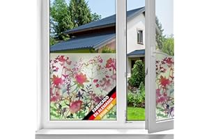 d-c-fix vinilo adhesivo para cristales ventanas Miraflores estático premium opaco translúcido privacidad decorativo para mampara de ducha baño lámina pegatina 45 cm x 1,5 m