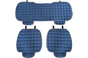 Auto Accessori Lupex - Housse de siège de Voiture Universelle 3 pièces, Protection de siège 2 Avant et 1 arrière, Bleu Clair, Protection Comfort du Coussin intérieur de l'automobile