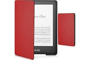 FOREFRONT CASES Smart Funda para Kindle 2019 | Funda Protectora con Cierre Magnético del Amazon Kindle (10.ª generación - Modelo de 2019) | Smart Auto Sueño Estela Función | Delgado Ligero | Rojo