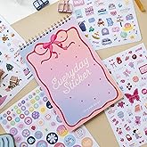 A5 Sticker Book 1183 Adet 18 Yaprak Renkli Etiket Defteri