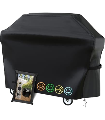 Copertura Per Barbecue Ribimex 130x70x80cm - Impermeabile, Anti UV, Per Esterni, Eco Platinium - Foto 3