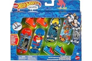 Hot Wheels Skate Tony Hawk Fingerboard & Removable Skate Shoe Multi Pack